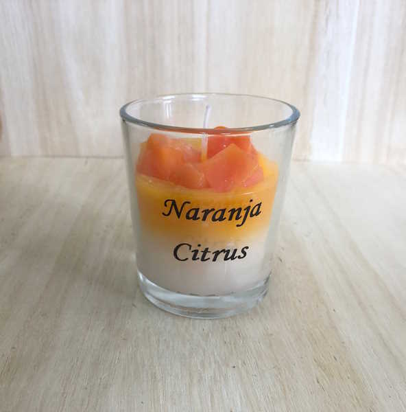 Vela vaso aroma Naranja